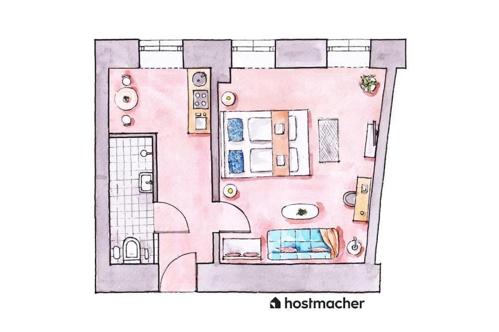 Lite 1Br Near Metro & Center By Hm Appartement Wenen Buitenkant foto